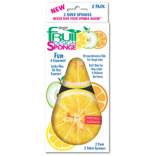 648 Lemon Fruit Design Sponges