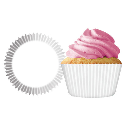 8852 Cupcake Creations Solid White Baking Cups