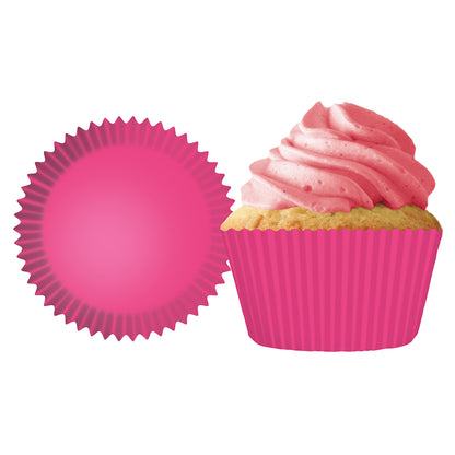 8853 Cupcake Creations Solid Hot Pink Baking Cups