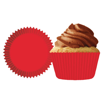 8854 Cupcake Creations Solid Red Baking Cups