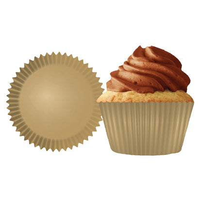 8856 Cupcake Creations Solid Gold Baking Cups