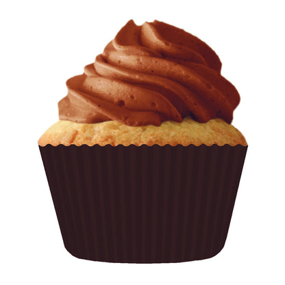 8857 Cupcake Creations Solid Chocolate Brown Baking Cups