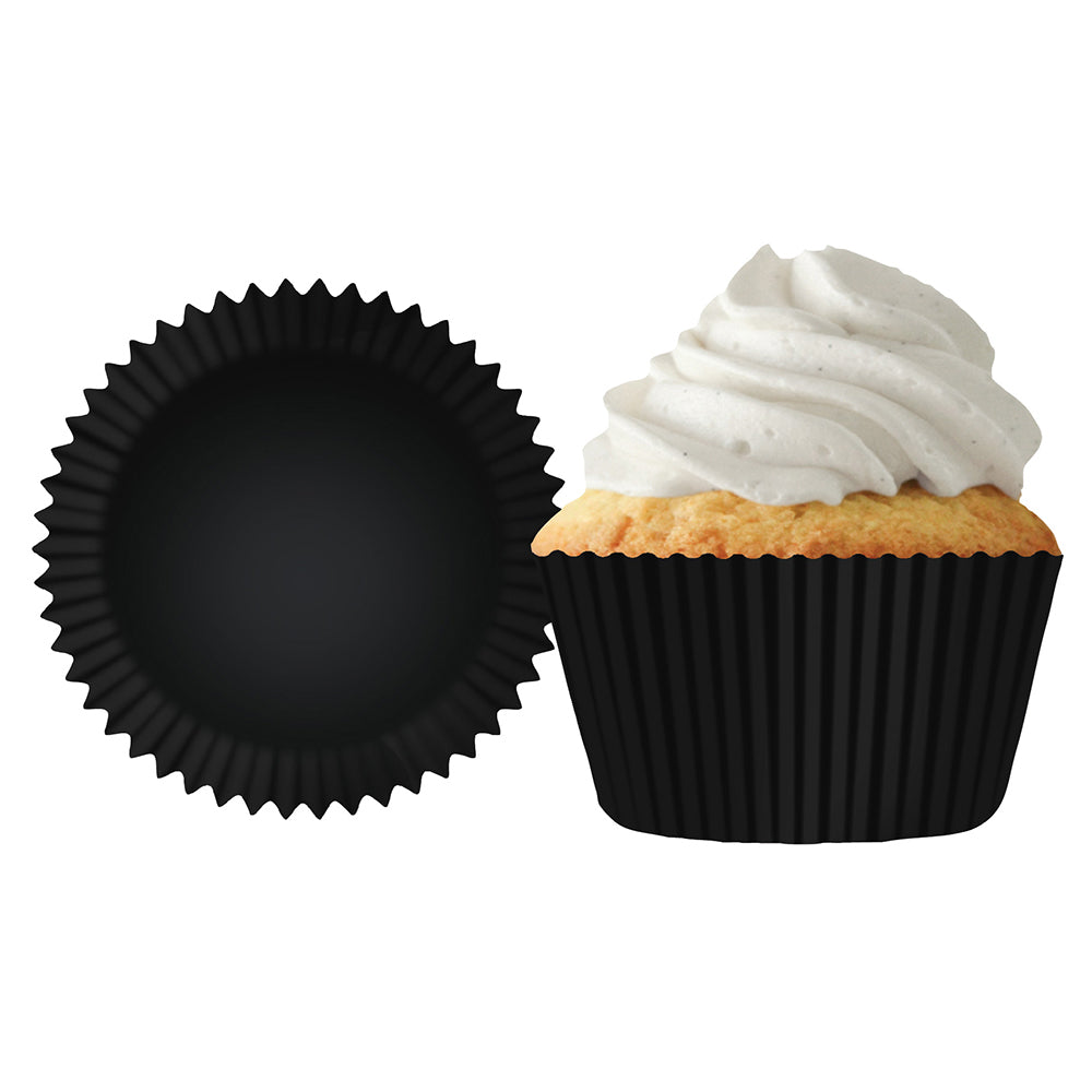 8858 Cupcake Creations Solid Black Baking Cups