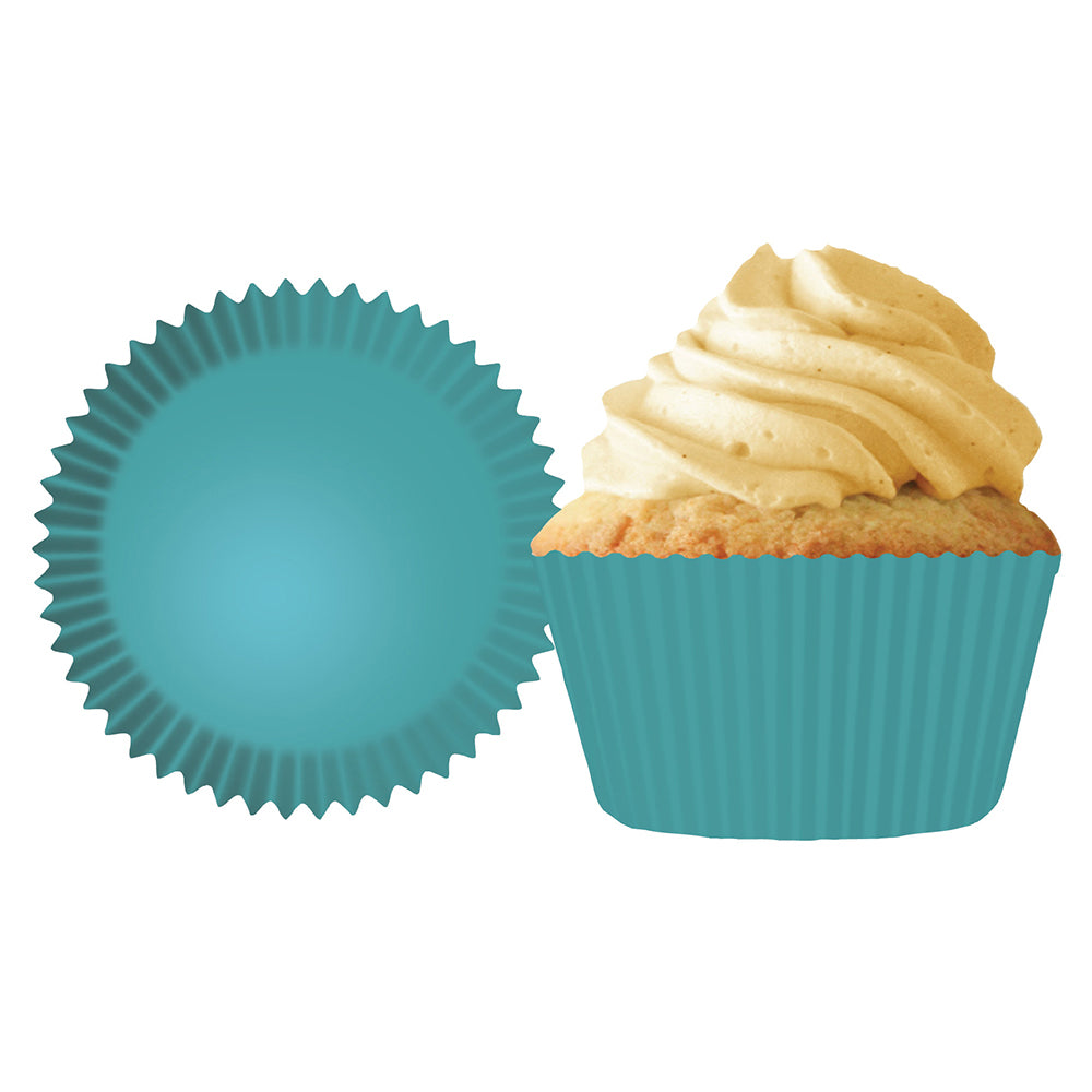 8860 Cupcake Creations Solid Turquoise Baking Cups