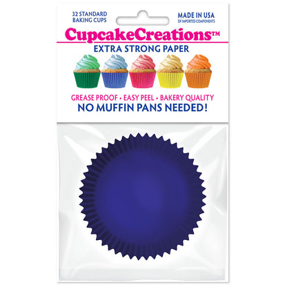 8861 Cupcake Creations Solid Blue Baking Cups