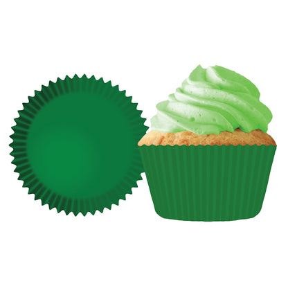 8862 Cupcake Creations Solid Green Baking Cups