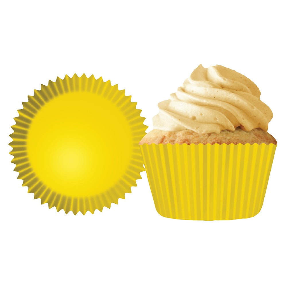 8866 Cupcake Creations Solid Yellow Baking Cups