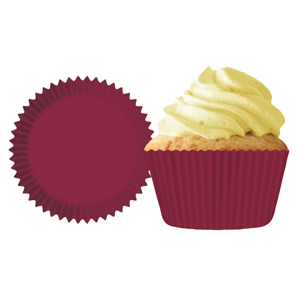 8868 Cupcake Creations Solid Burgundy Baking Cups