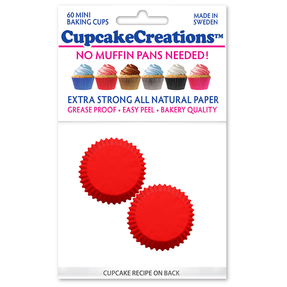 8874 Cupcake Creations Mini Red Baking Cups