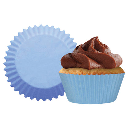 8877 Cupcake Creations Mini Light Blue Baking Cups