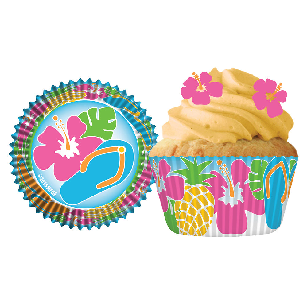 8895 Cupcake Creations Luau Baking Cups