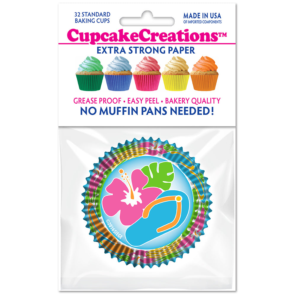 8895 Cupcake Creations Luau Baking Cups