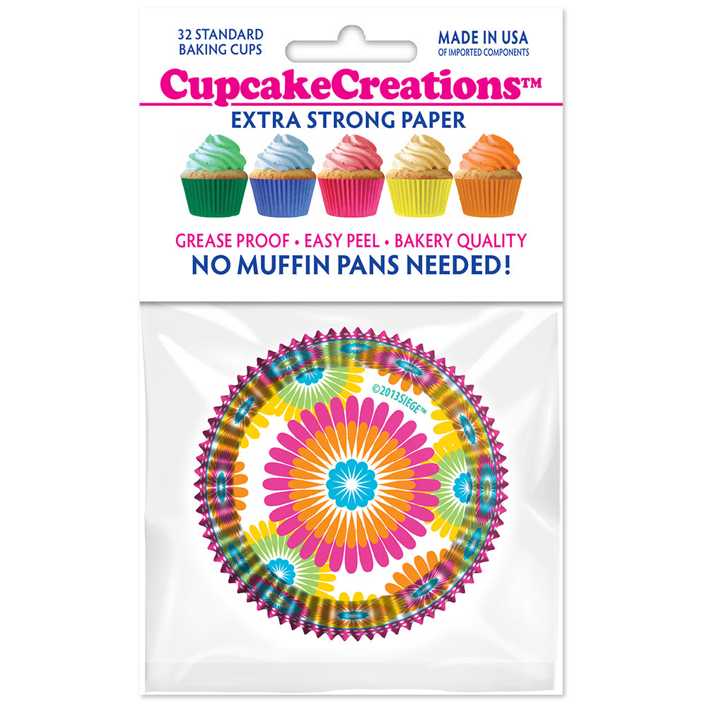 9043 Cupcake Creations Color Burst Baking Cups