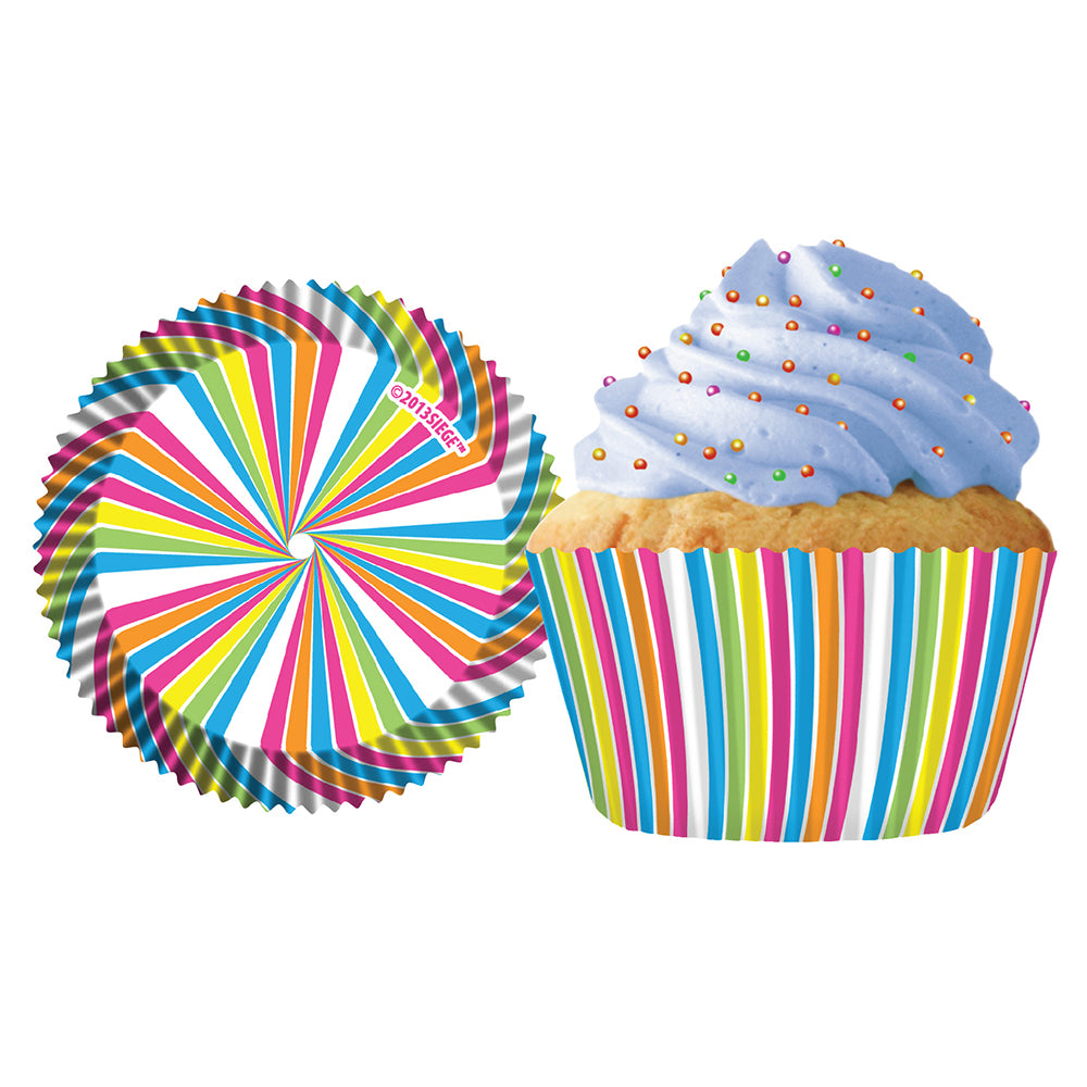 9045 Cupcake Creations Rainbow Swirl Baking Cups