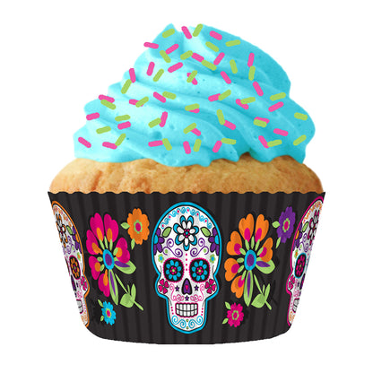 9079 Cupcake Creations Sugar Skull Baking Cups