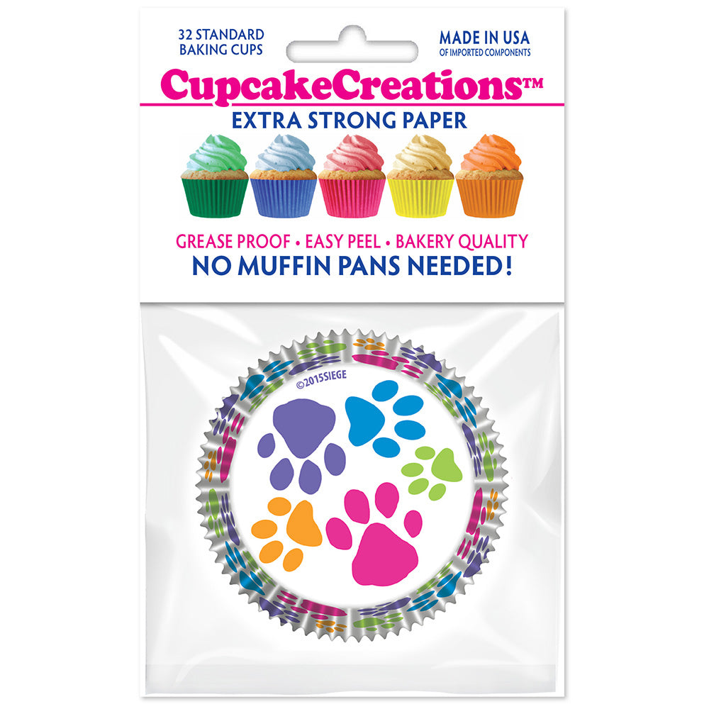 9082 Cupcake Creations Pet Paws Baking Cups