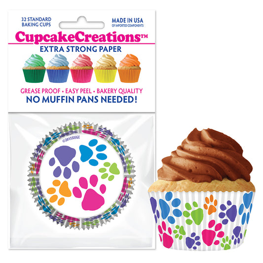 9082 Cupcake Creations Pet Paws Baking Cups