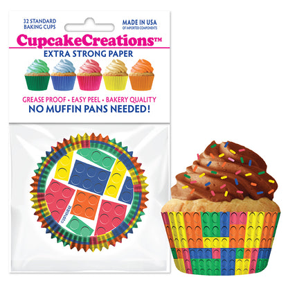 9091 Cupcake Creations Building Blocks Baking Cups