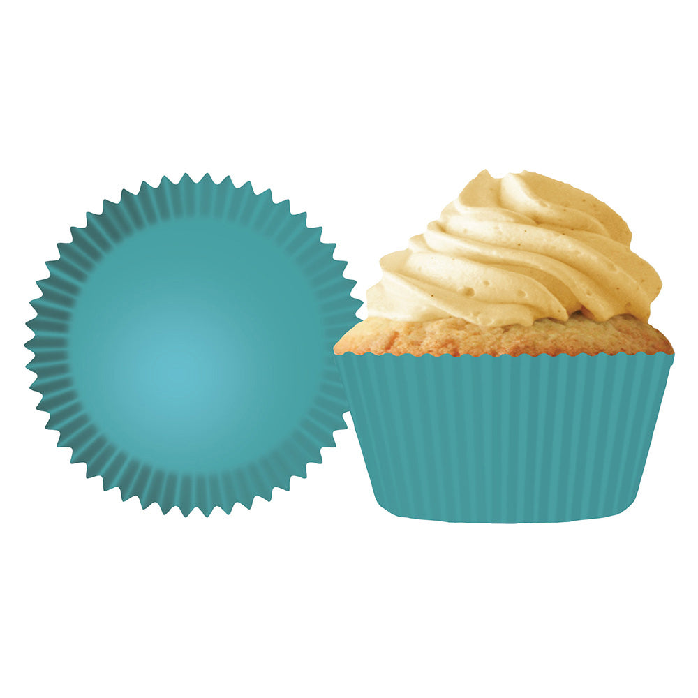 9104 Cupcake Creations Jumbo Turquoise Baking Cups