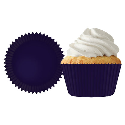 9122 Cupcake Creations Solid Navy Blue Baking Cups