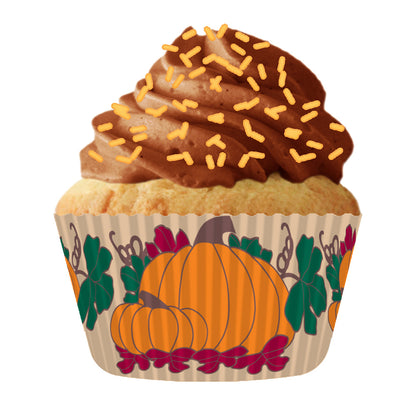 9128 Cupcake Creations Pumpkin Patch Baking Cups