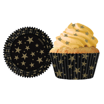 9178 Cupcake Creations Gold Stars Baking Cups