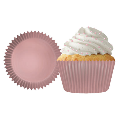 9211 Cupcake Creations Solid Rose Gold Baking Cups