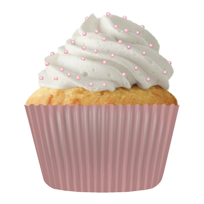 9211 Cupcake Creations Solid Rose Gold Baking Cups