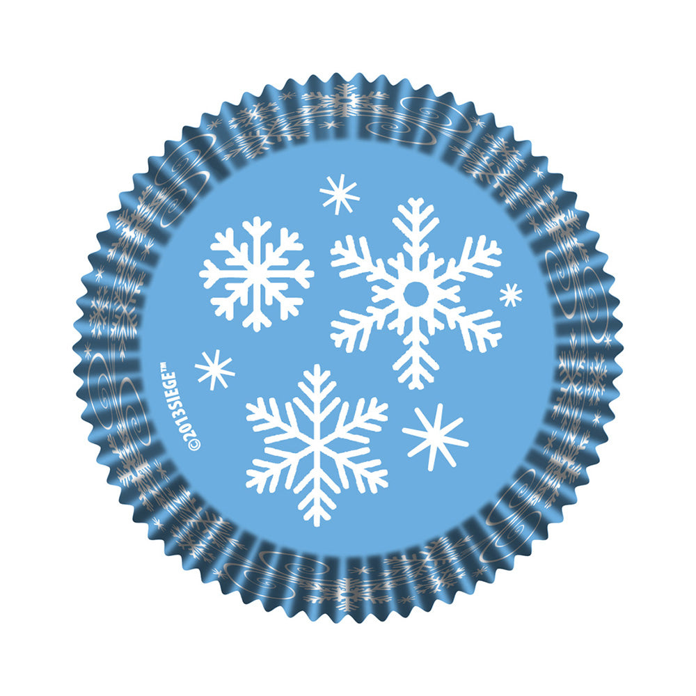 9212 Cupcake Creations Blue Snowflake Baking Cups