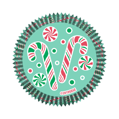 9214 Cupcake Creations Candy Canes Baking Cups