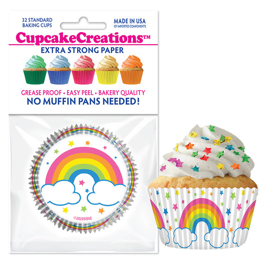 9217 Cupcake Creations Rainbows Baking Cups