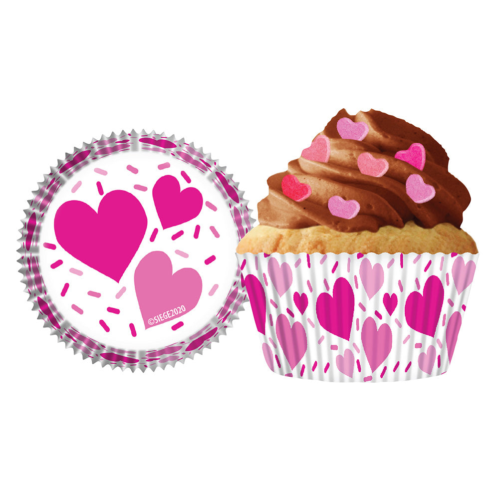 9219 Cupcake Creations Hearts & Sprinkles Baking Cups