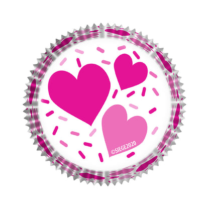 9219 Cupcake Creations Hearts & Sprinkles Baking Cups