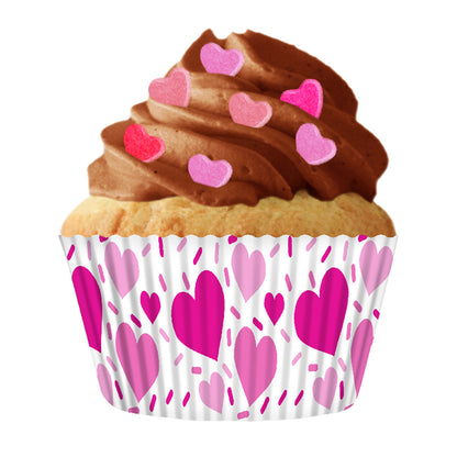 9219 Cupcake Creations Hearts & Sprinkles Baking Cups