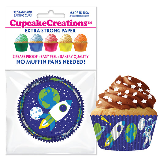 9222 Cupcake Creations Outer Space Baking Cups