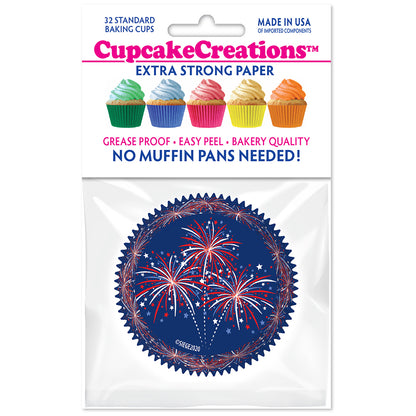 9223 Cupcake Creations Fireworks Baking Cups