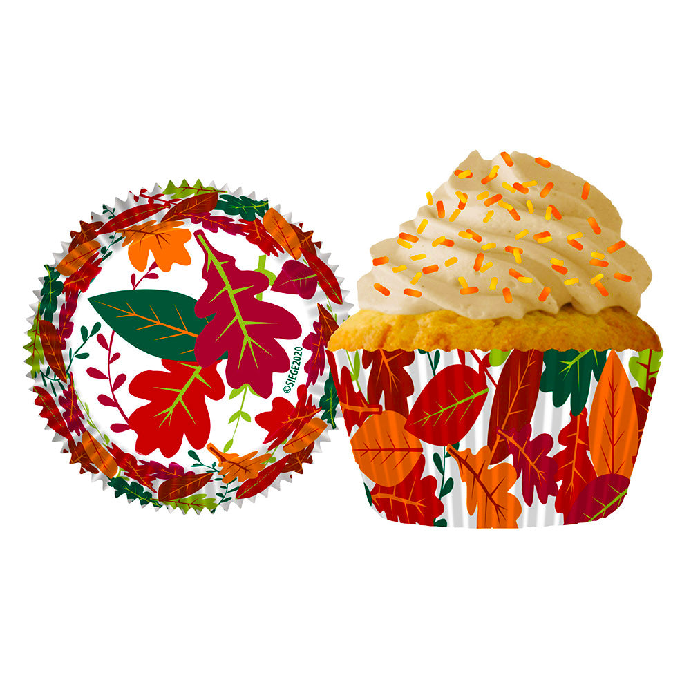 9229 Cupcake Creations Fall Leaves Baking Cups