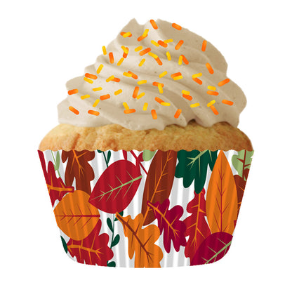 9229 Cupcake Creations Fall Leaves Baking Cups