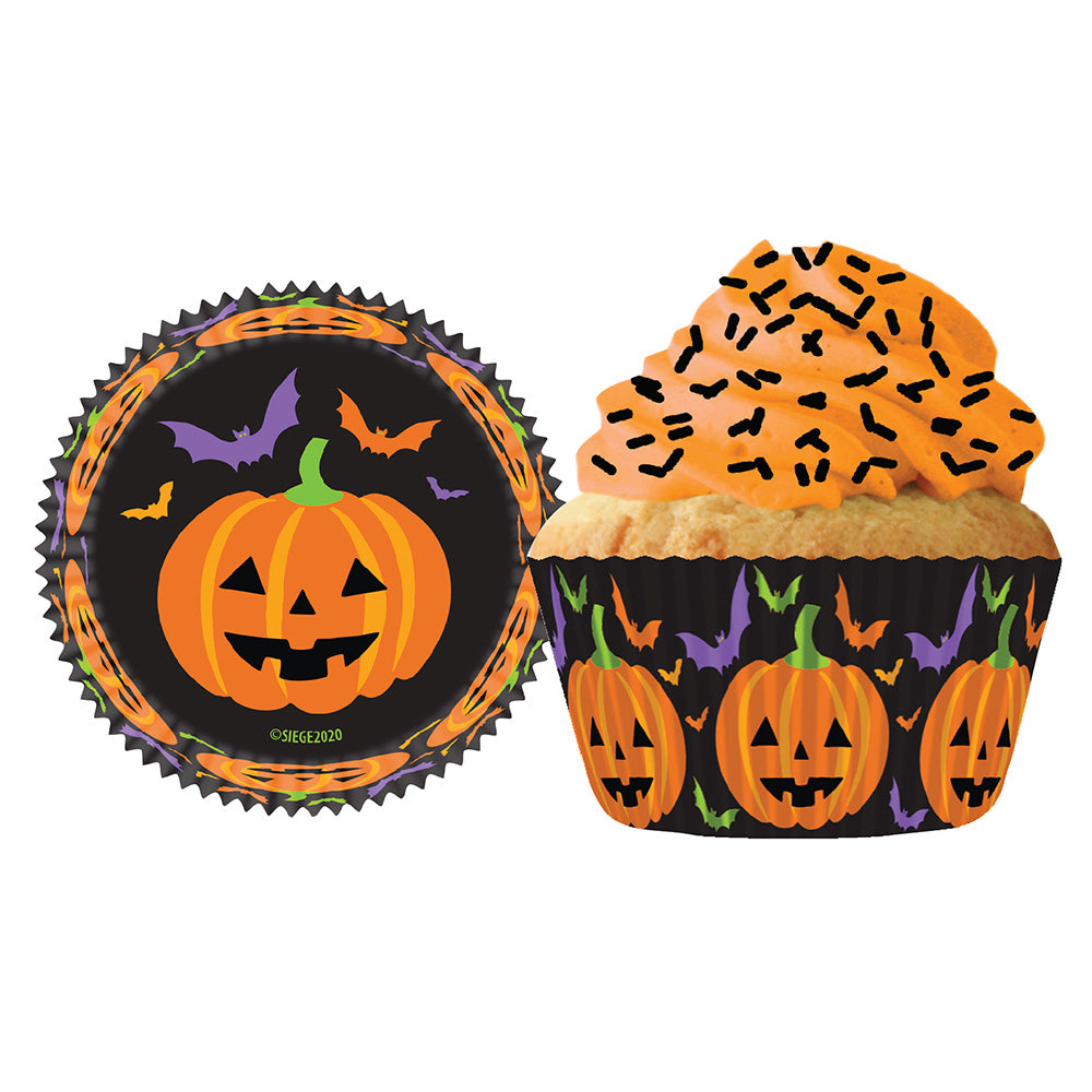 9235 Cupcake Creations Happy Jack O' Lantern Baking Cups