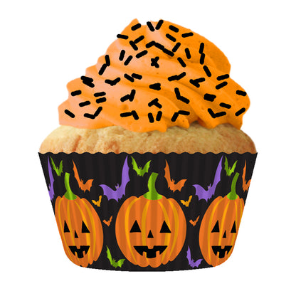 9235 Cupcake Creations Happy Jack O' Lantern Baking Cups