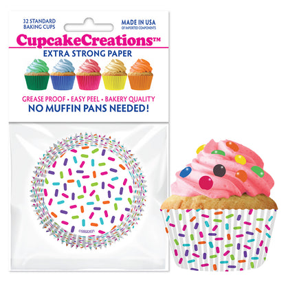 9243 Cupcake Creations Sprinkles Baking Cups