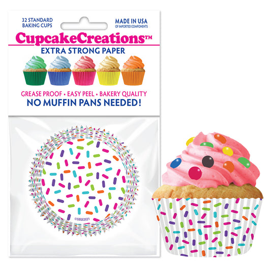 9243 Cupcake Creations Sprinkles Baking Cups