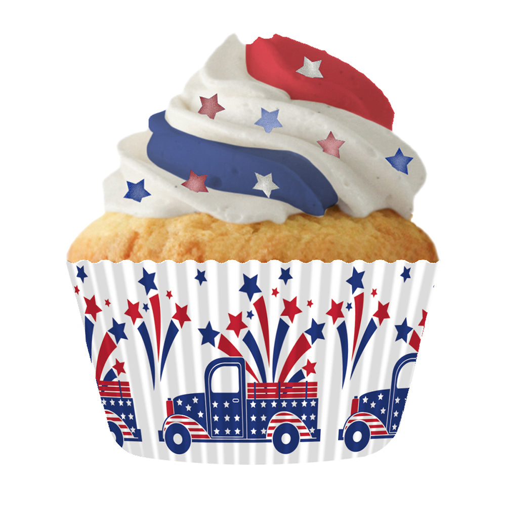 9248 Cupcake Creations USA Truck Baking Cups