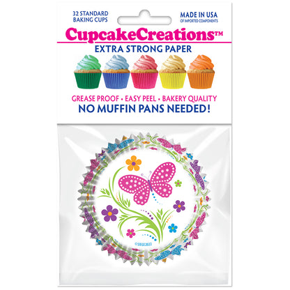 9250 Cupcake Creations Butterflies Baking Cups