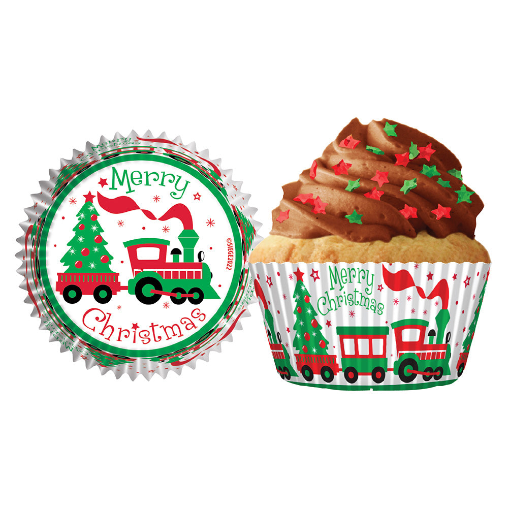 9253 Cupcake Creations Christmas Train Baking Cups