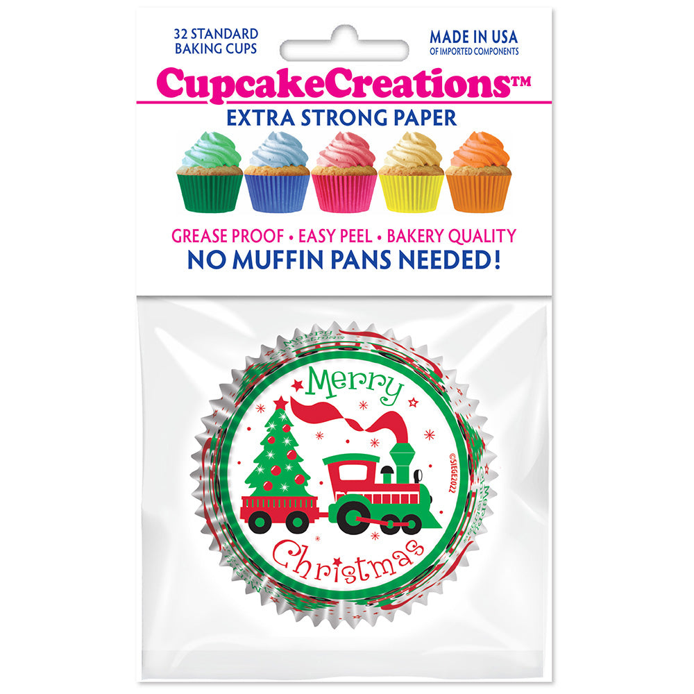 9253 Cupcake Creations Christmas Train Baking Cups