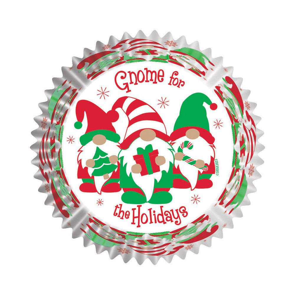 9254 Cupcake Creations Gnome for the Holidays Baking Cups