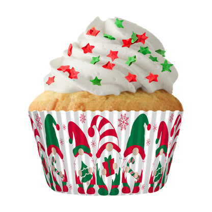 9254 Cupcake Creations Gnome for the Holidays Baking Cups