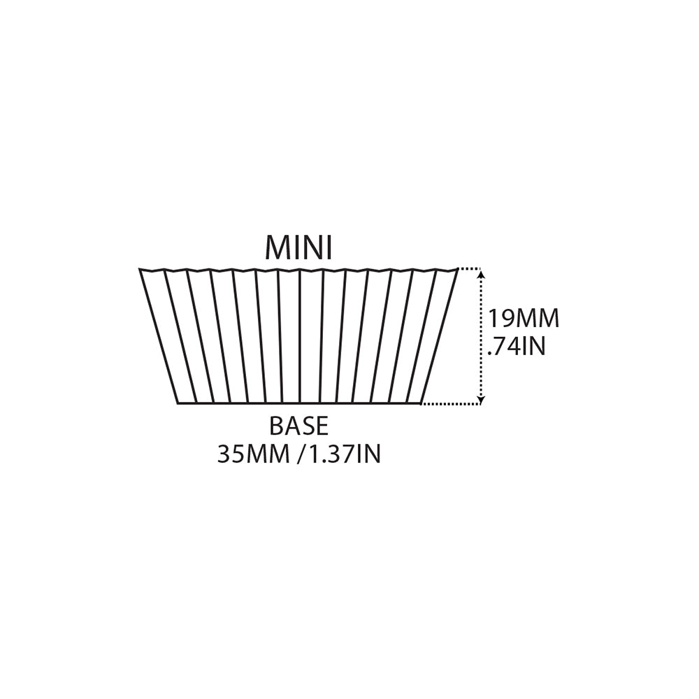 8872 Cupcake Creations Mini White Baking Cups