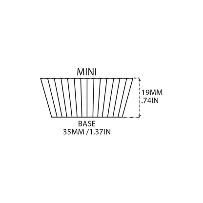 8872 Cupcake Creations Mini White Baking Cups